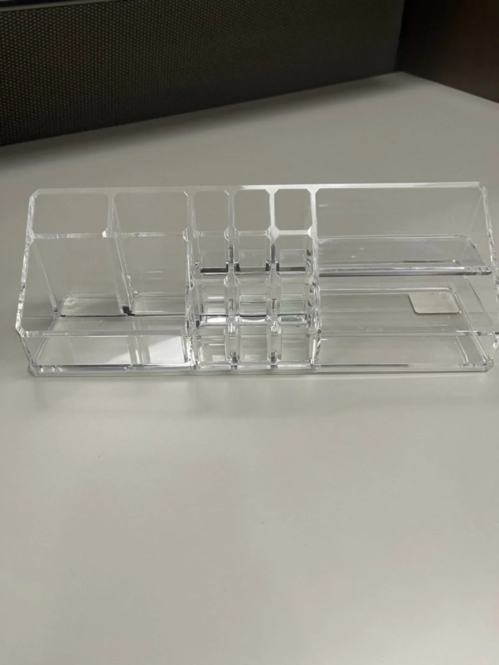 The Container Store Clear Acrylic Makeup & Desk Organizer - Transparent
